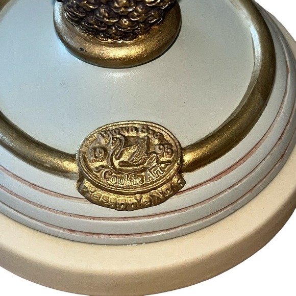 VINTAGE BROWN BAG COOKIE ART RETIRED PINEAPPLE #6 COOKIE PRESS STAMP - Picture 3 of 6